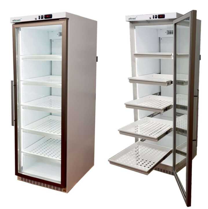 Vitrina refrigerada especial farmácia com gavetas amovíveis 626 x 742 x 1865h mm