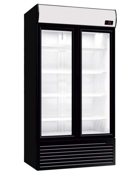 Armário frigorífico SUBZERO -3,5º/+1ºC 2 Portas de vidro com dobradiças 920 Litros