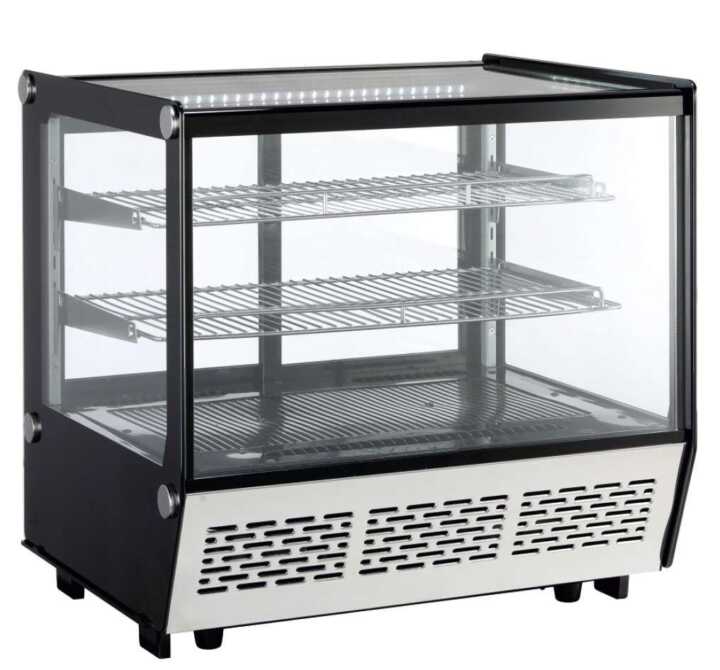 Vitrina refrigerada sobre balcão Vidro reto 710X568X686h mm