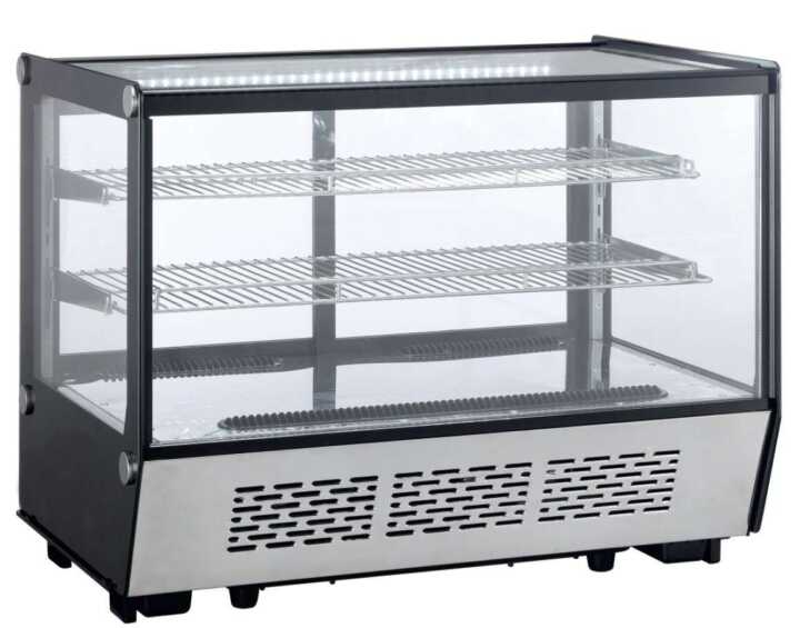 Vitrina refrigerada sobre balcão Vidro reto 888X568X686h mm
