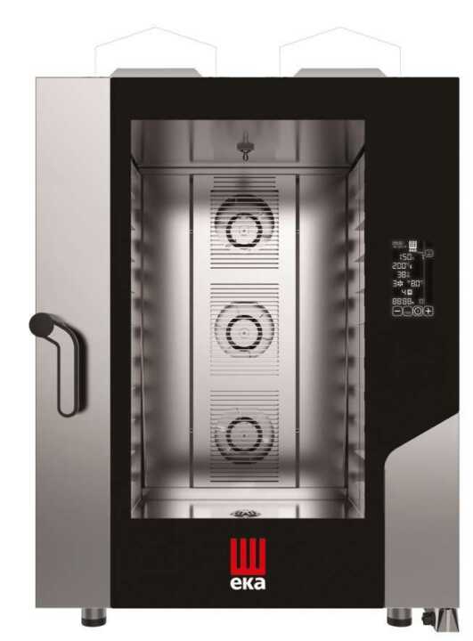 Forno de convecção a gás  BLACK MASK Pastelaria/Padaria 10 tabuleiros 600x400 mm