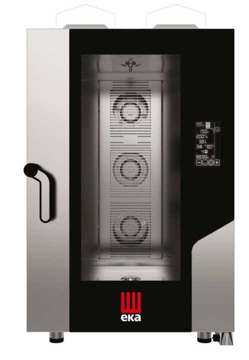 Forno de convecção a gás  BLACK MASK Gastronomia 11 tabuleiros GN1/1