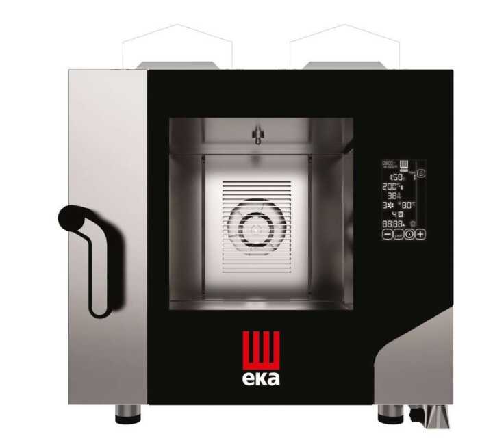 Forno de convecção a gás  BLACK MASK Gastronomia 5 tabuleiros GN1/1