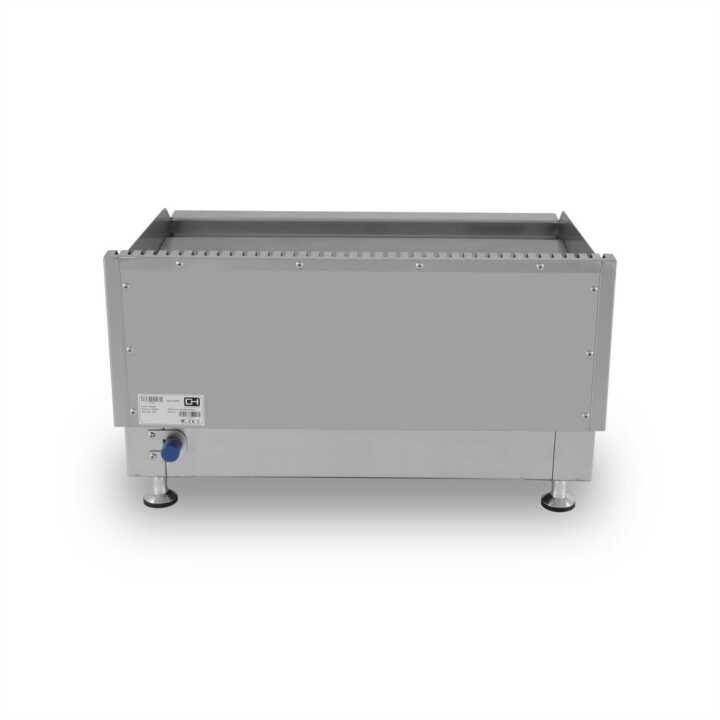 Frytops a gás Propano Aço Aço rectificado 12mm de 655x570x370h mm