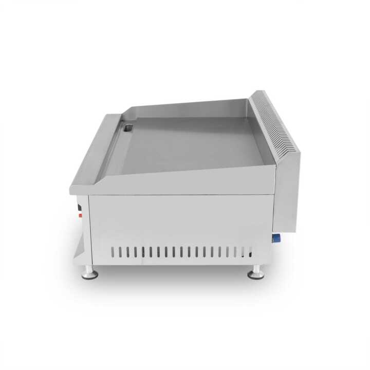 Frytops a gás Propano Aço Aço rectificado 12mm de 805x570x370h mm