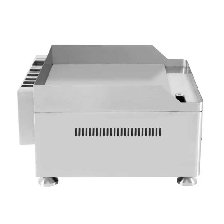 Frytops a gás Propano Aço Aço rectificado 10mm de 496x398x330h mm