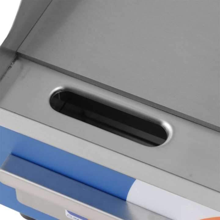 Fry Top eléctrica em aço rectificado 10mm de 360x460x220h mm