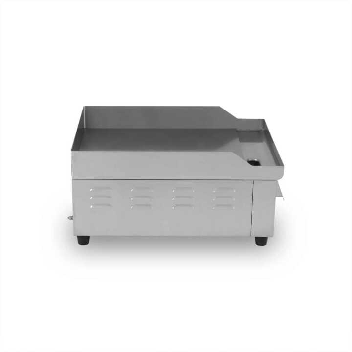 Fry Top eléctrica em aço rectificado 10mm de 360x460x220h mm