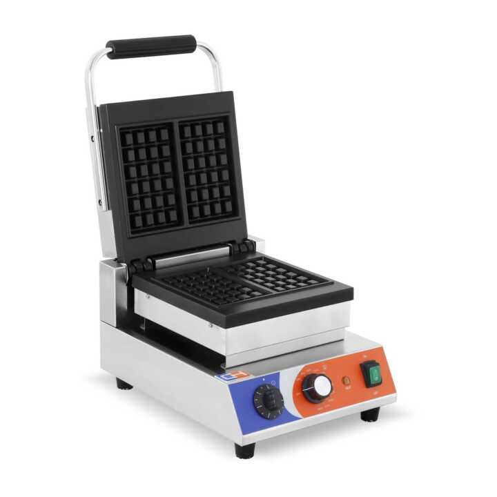Máquina de waffles eléctrica 1,5KW 300x380x270h mm