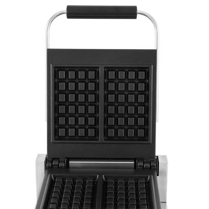 Máquina de waffles eléctrica 1,5KW 300x380x270h mm