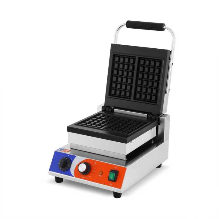 Máquina de waffles eléctrica 1,5KW 300x380x270h mm