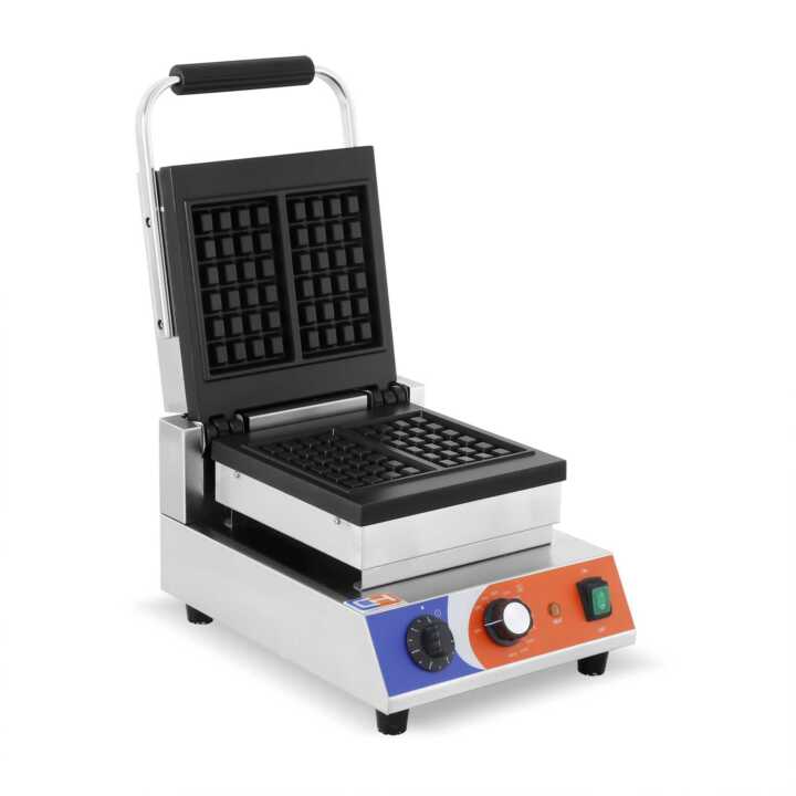 Máquina de waffles eléctrica 1,5KW 300x380x270h mm