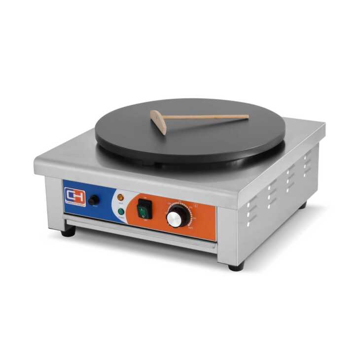 Máquina de fazer crepes eléctrica 3KW 450x490x220h mm