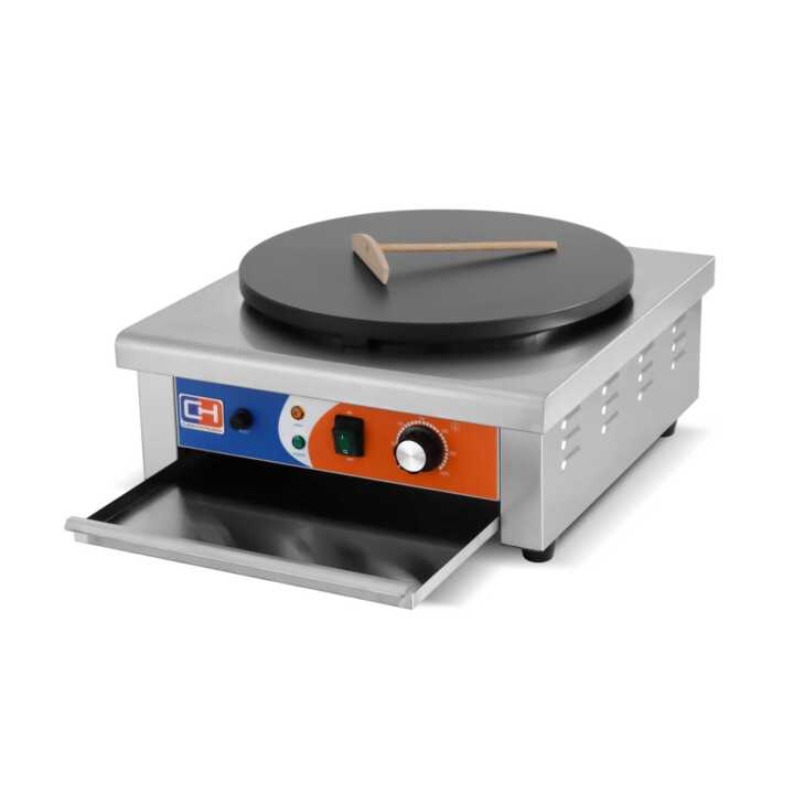 Máquina de fazer crepes eléctrica 3KW 450x490x220h mm