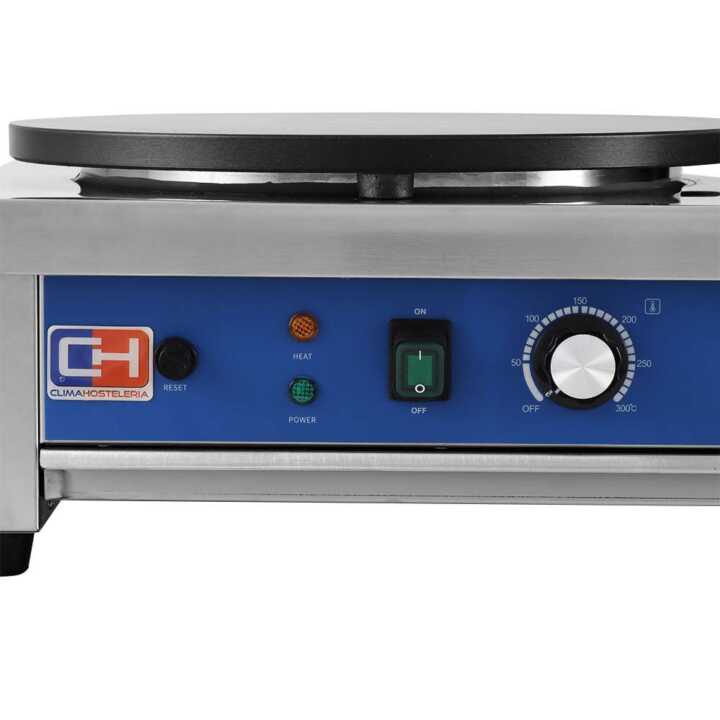 Máquina de fazer crepes eléctrica dupla 3+3KW 890x490x220h mm