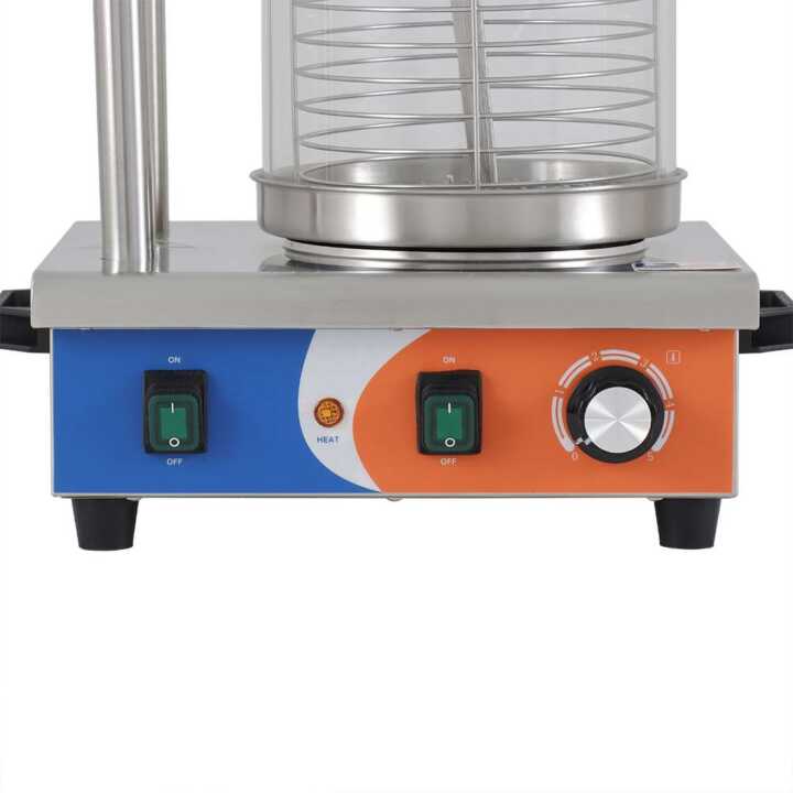 Máquina de 2 espetos para Hot Dogs 390x290x410h mm