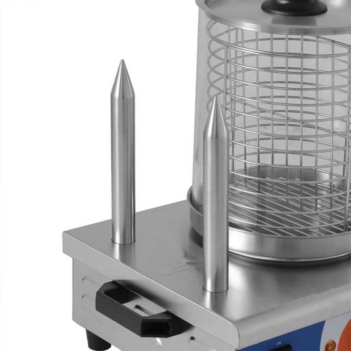 Máquina de 2 espetos para Hot Dogs 390x290x410h mm
