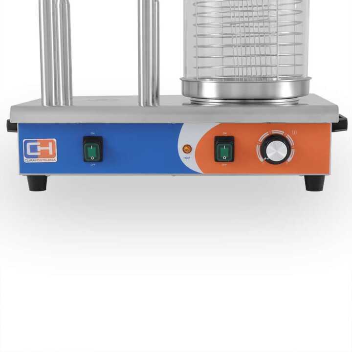 Máquina de 4 espetos para Hot Dogs 540x290x410h mm