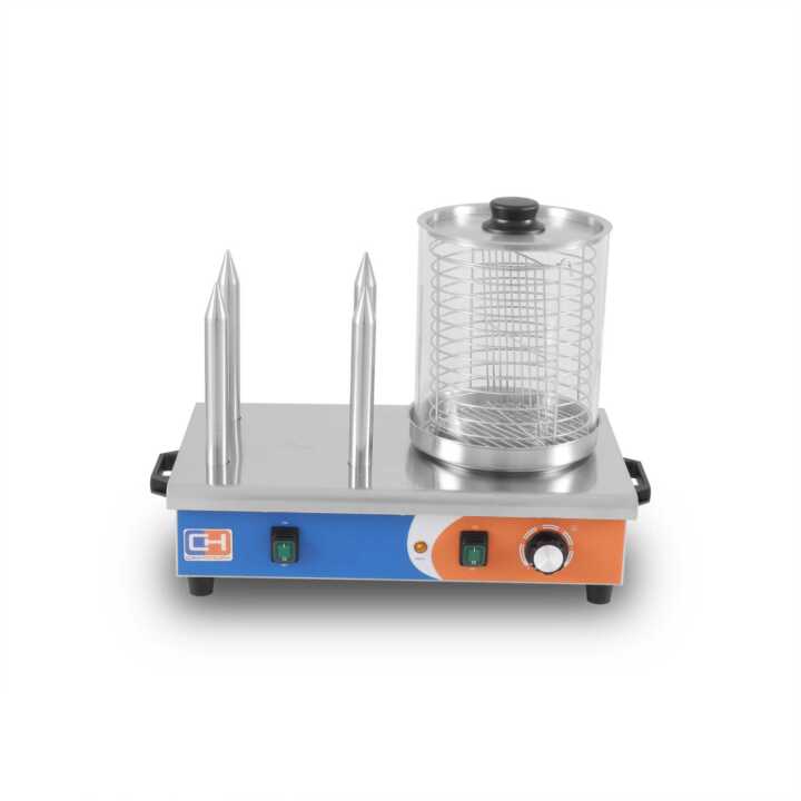 Máquina de 4 espetos para Hot Dogs 540x290x410h mm