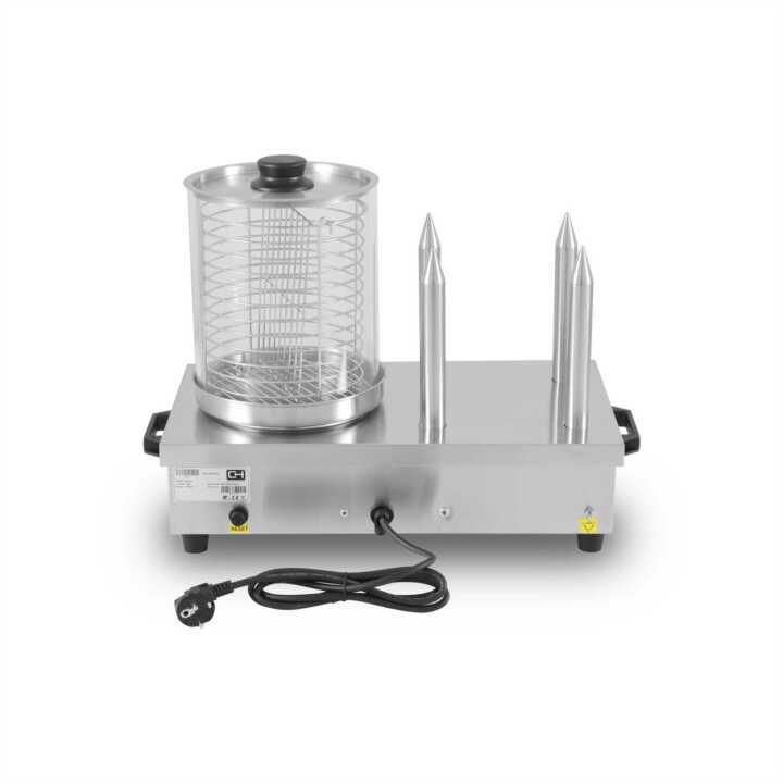 Máquina de 4 espetos para Hot Dogs 540x290x410h mm