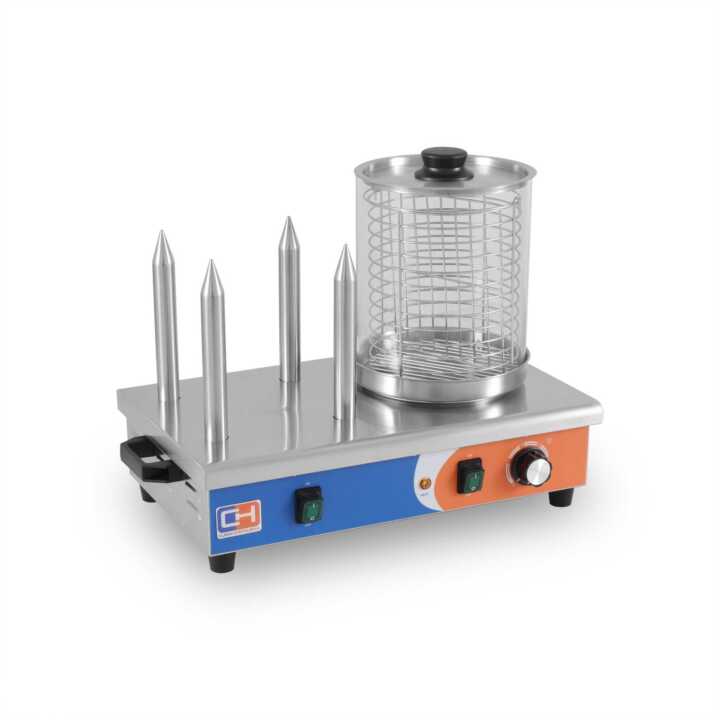 Máquina de 4 espetos para Hot Dogs 540x290x410h mm