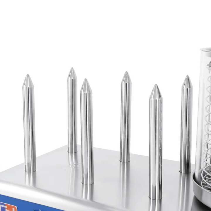Máquina de 6 espetos para Hot Dogs 6 espetos 660x290x410h mm