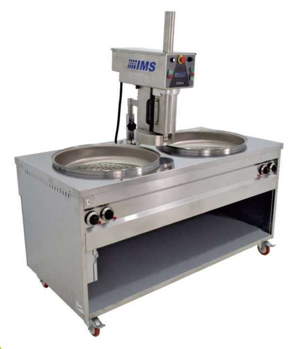 Fritadeira eléctrica para churros 1550X800X850h 2 fritadeiras de 600mm