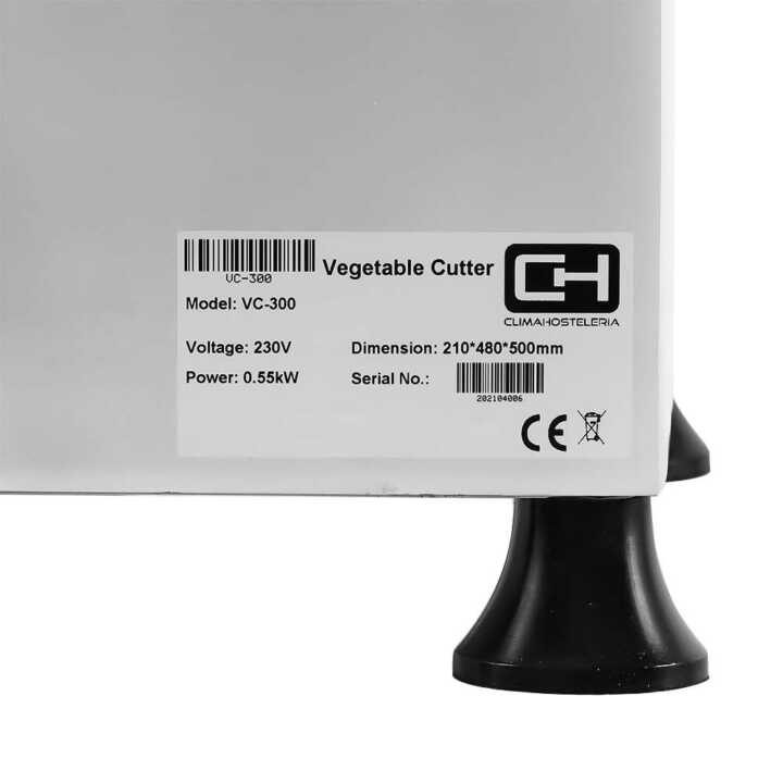 Cortador de legumes 500W 300Kg/h