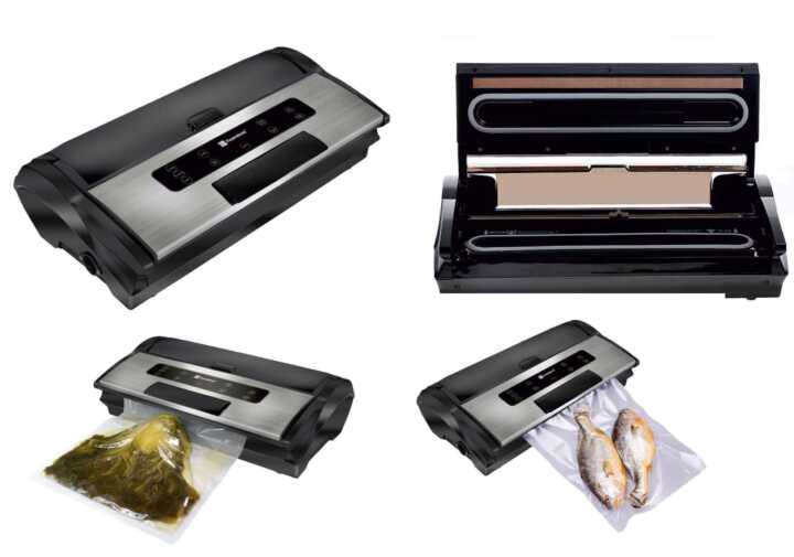Máquina de vácuo de mesa com 1 bar de sucção externa 350 mm