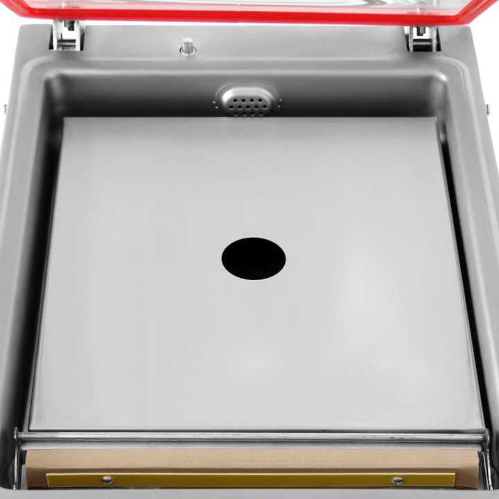 Máquina de vácuo de mesa de 1 barra de selagem a vácuo 260 mm de 510x350x390h mm