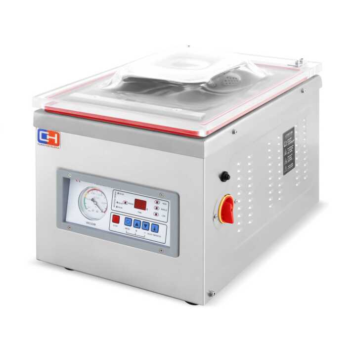 Máquina de vácuo de mesa de 1 barra de selagem a vácuo 260 mm de 510x350x390h mm