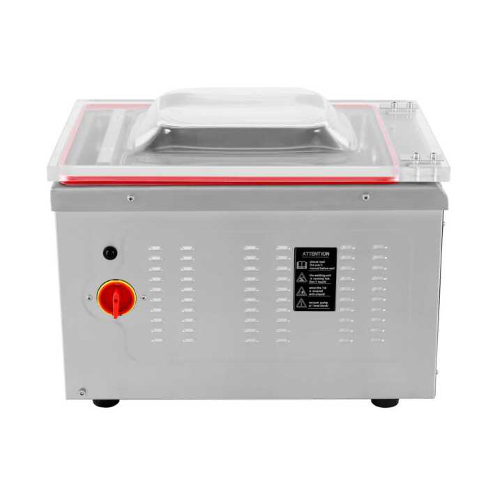 Máquina de vácuo de mesa de 1 barra de selagem a vácuo 260 mm de 510x350x390h mm