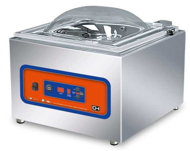 Máquina de vácuo de mesa com barra de selagem de 350 mm