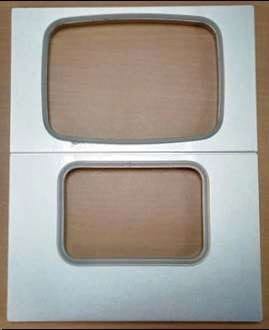 Molde para o selador de tabuleiros TS-1 para 1 tabuleiro 95x137 mm. e 1 tabuleiro GS1/8 (172x130 mm.)