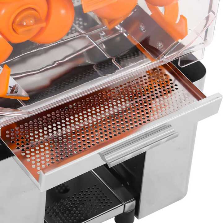 Espremedor de sumos automático com tampa transparente 400x300x770h mm