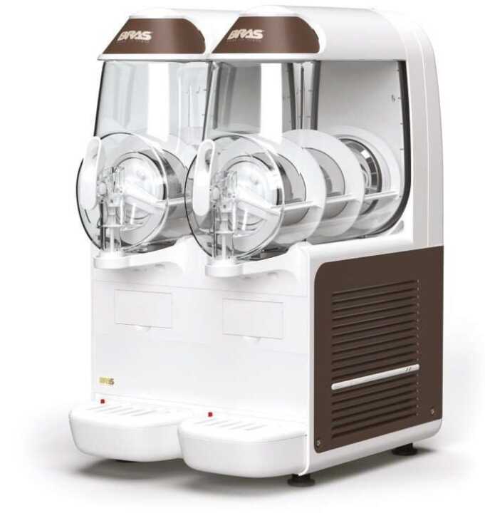 Máquina multifuncional para fazer slush 2 tanques de 10+10 litros