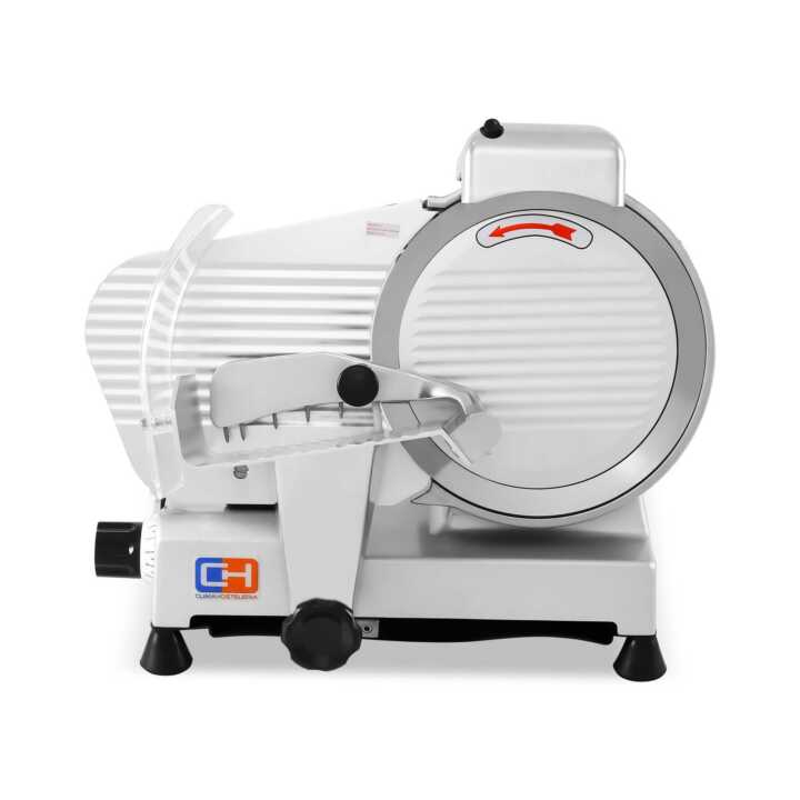 Fiambreira Lâmina de 250 mm e Potência 240W Alumínio Anodizado e Base