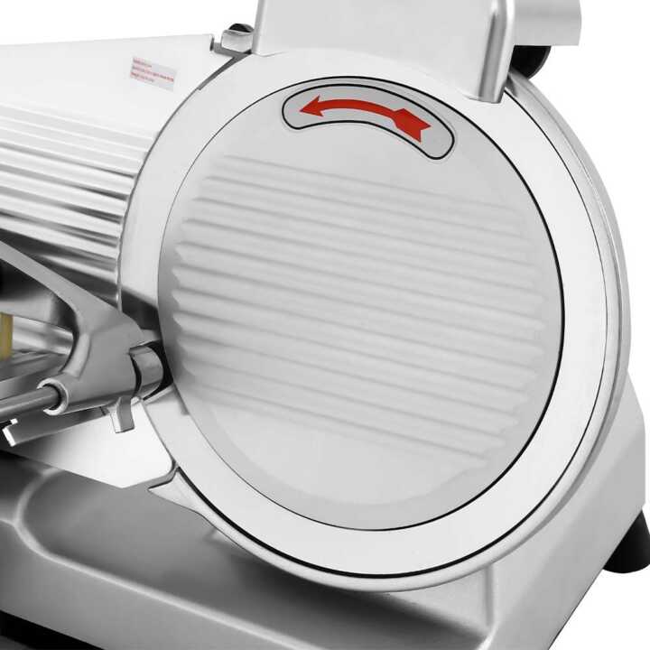 Fiambreira Lâmina de 250 mm e Potência 240W Alumínio Anodizado e Base