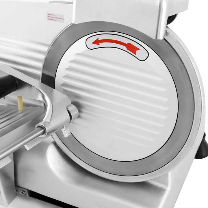 Fiambreira Lâmina de 250 mm e Potência 240W Alumínio Anodizado e Base