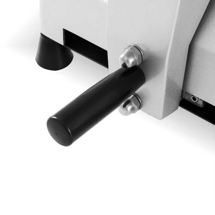 Fiambreira Lâmina de 300 mm e potência de 270 W Alumínio anodizado e base