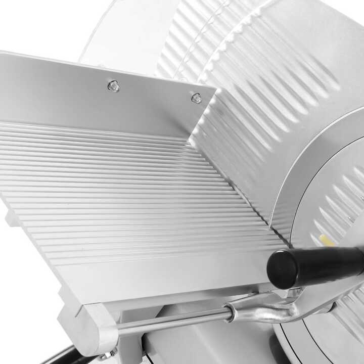 Fiambreira Lâmina de 300 mm e potência de 270 W Alumínio anodizado e base