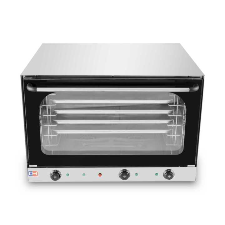 Forno de Convecção Elétrico com Vapor e Grill 4 Tabuleiros 600x400 mm