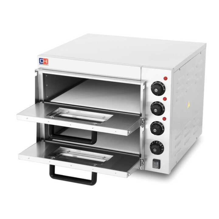Forno de Pizza Elétrico Compacto para 2 Pizzas 40 cm