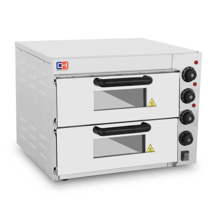 Forno de Pizza Elétrico Compacto para 2 Pizzas 40 cm