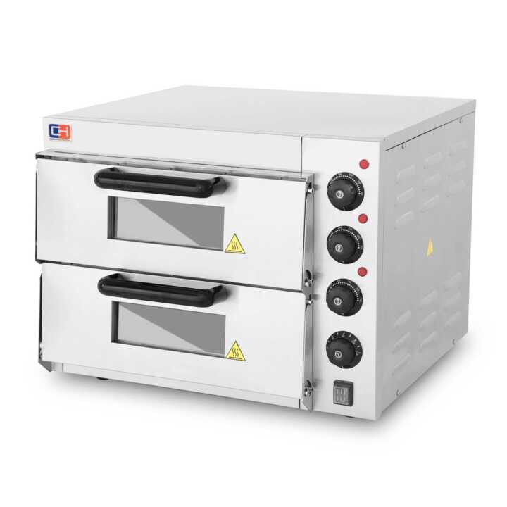 Forno de Pizza Elétrico Compacto para 2 Pizzas 40 cm