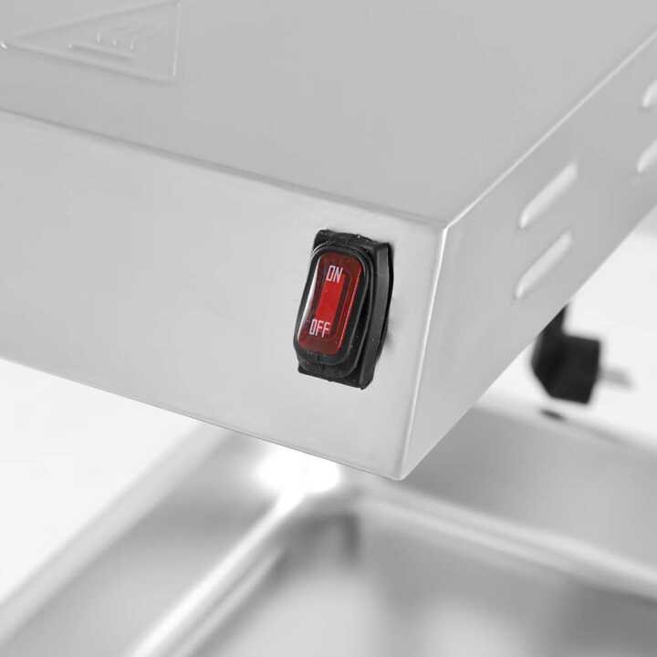 Aquecedor elétrico de batatas fritas 600W GN1/1