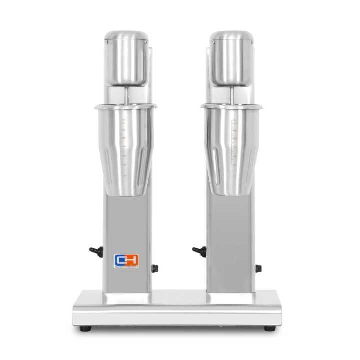 Misturador de gelados e bebidas Duplo 1 + 1 litro