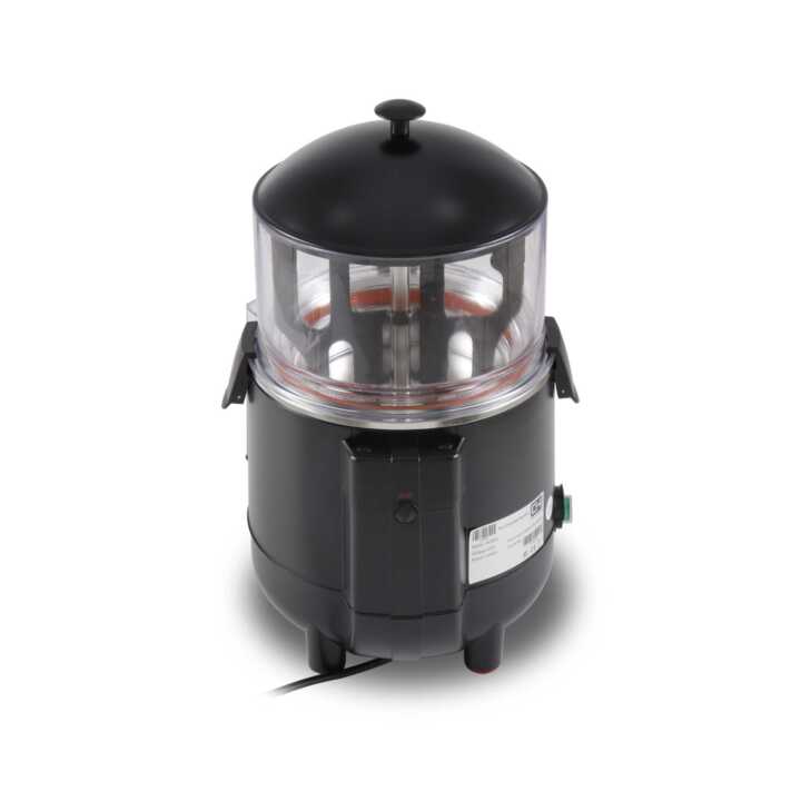 Máquina de chocolate 5 litros 1kW, 410x280x465h mm