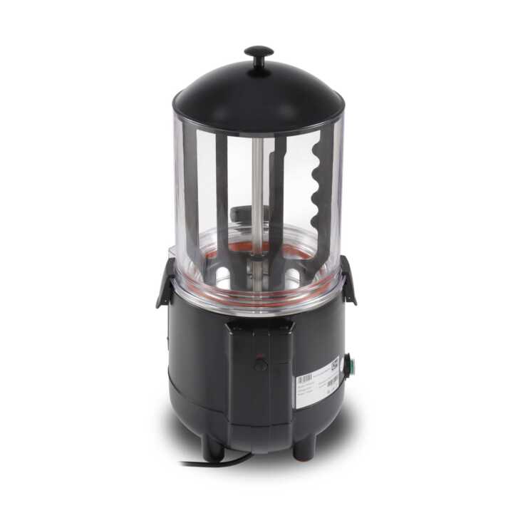Máquina de chocolate 10 litros 1 kW 410x280x580h mm