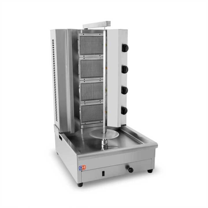Grelhador para Kebab a 4 Queimadores